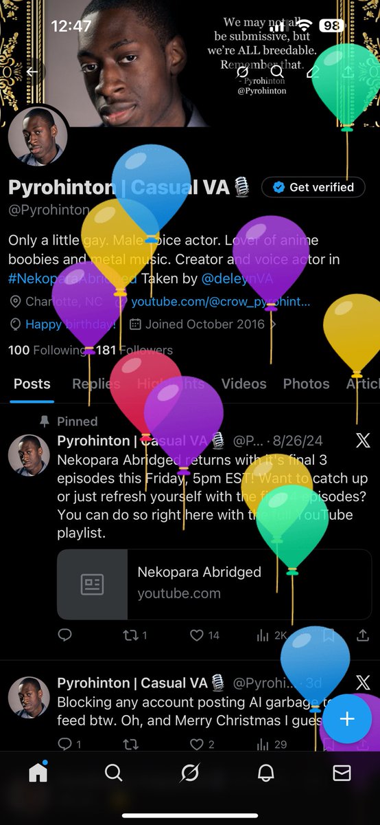 Aaaaaand… bloon time.