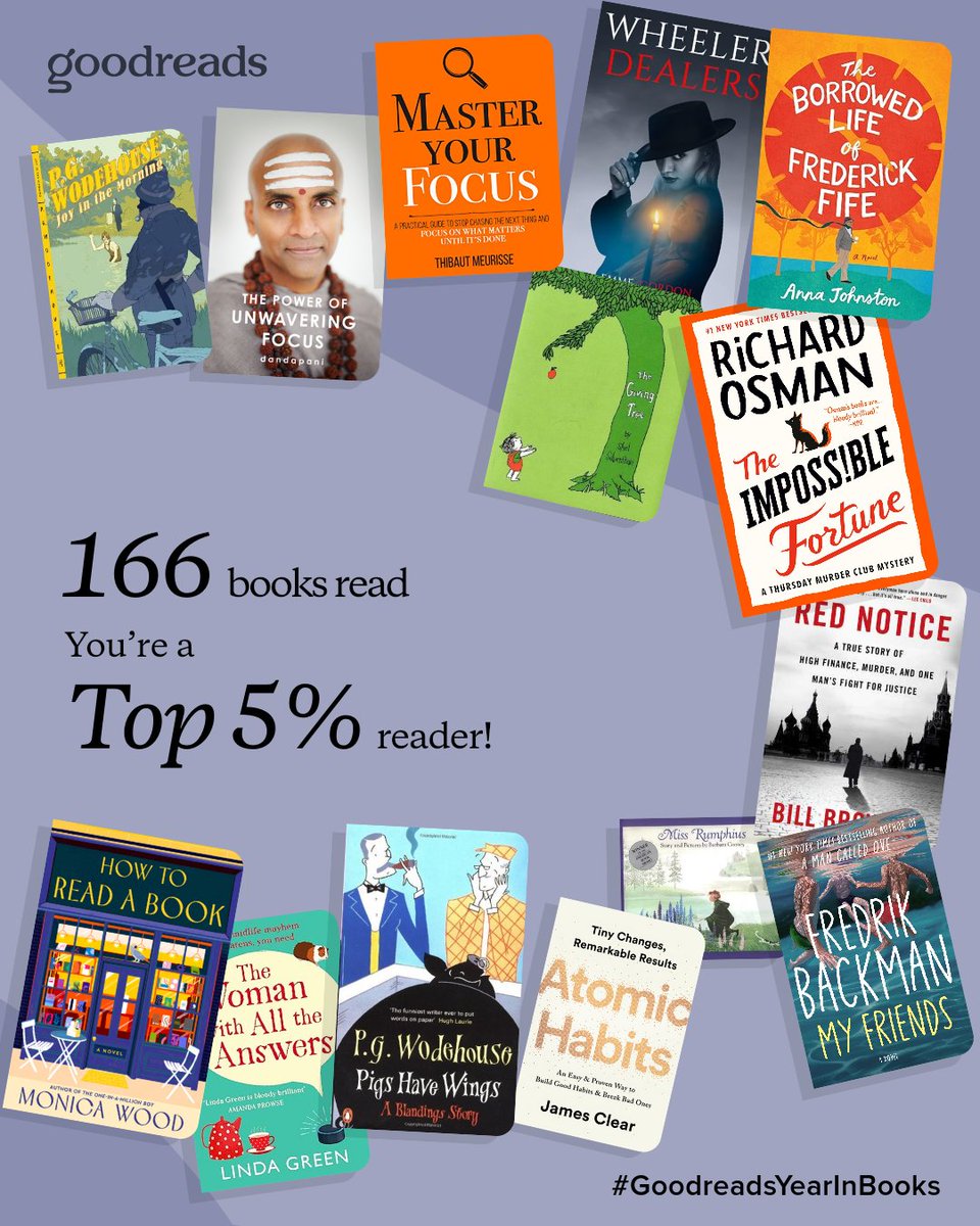 My 2025 has been a FANTASTIC year for reading!

In fact, I'll be making BOOKS the theme for my Facebook feed next year.

Stay tuned for details.

#books #bookstoread #readingcommunity