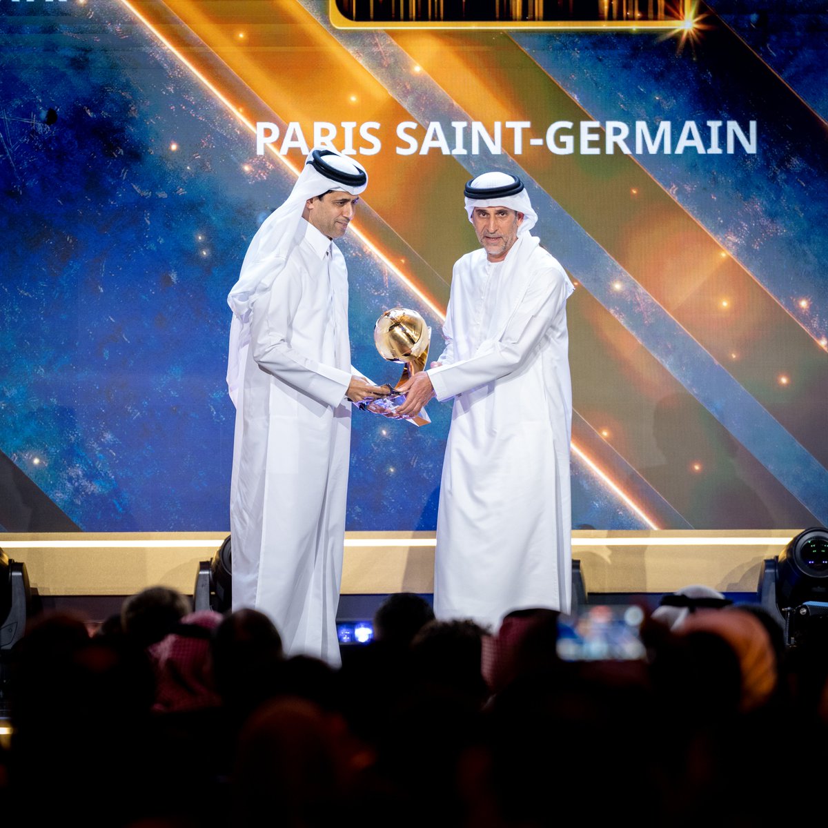 Yesterday’s Globe Soccer Awards in Dubai were a statement night for football.

Paris Saint-Germain were crowned Best Men’s Club, with the trophy sponsored by OnePlayr on stage. 🏆

Big clubs, big moments, and OnePlayr right there in the frame.