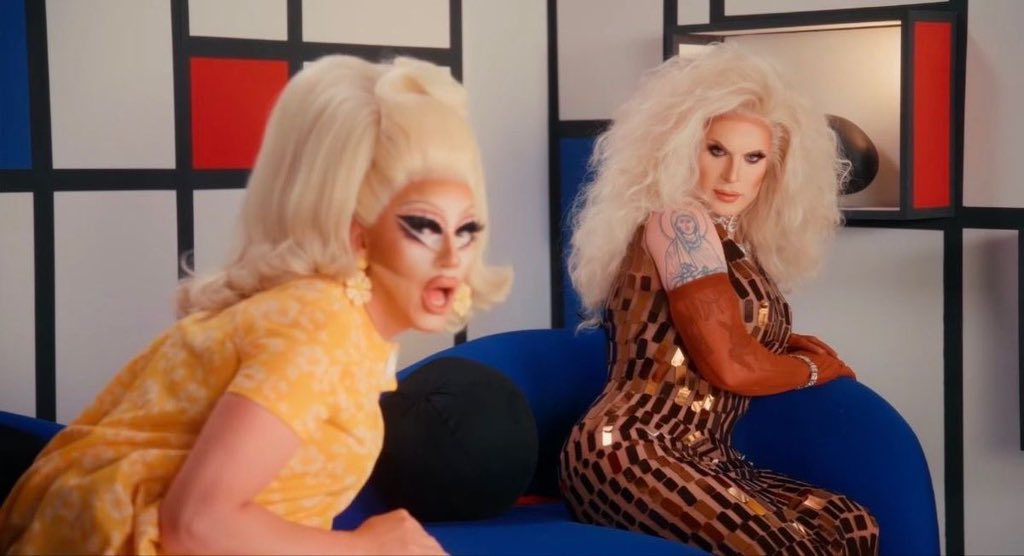 no context trixie & katya tweet media