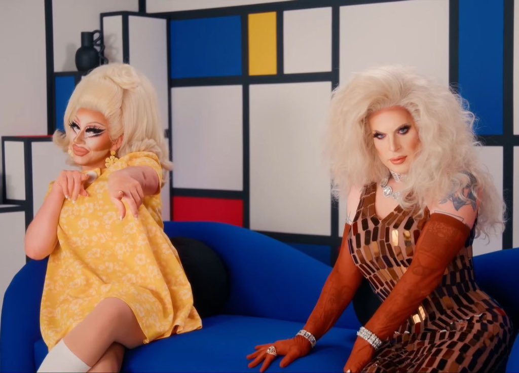 no context trixie & katya tweet media