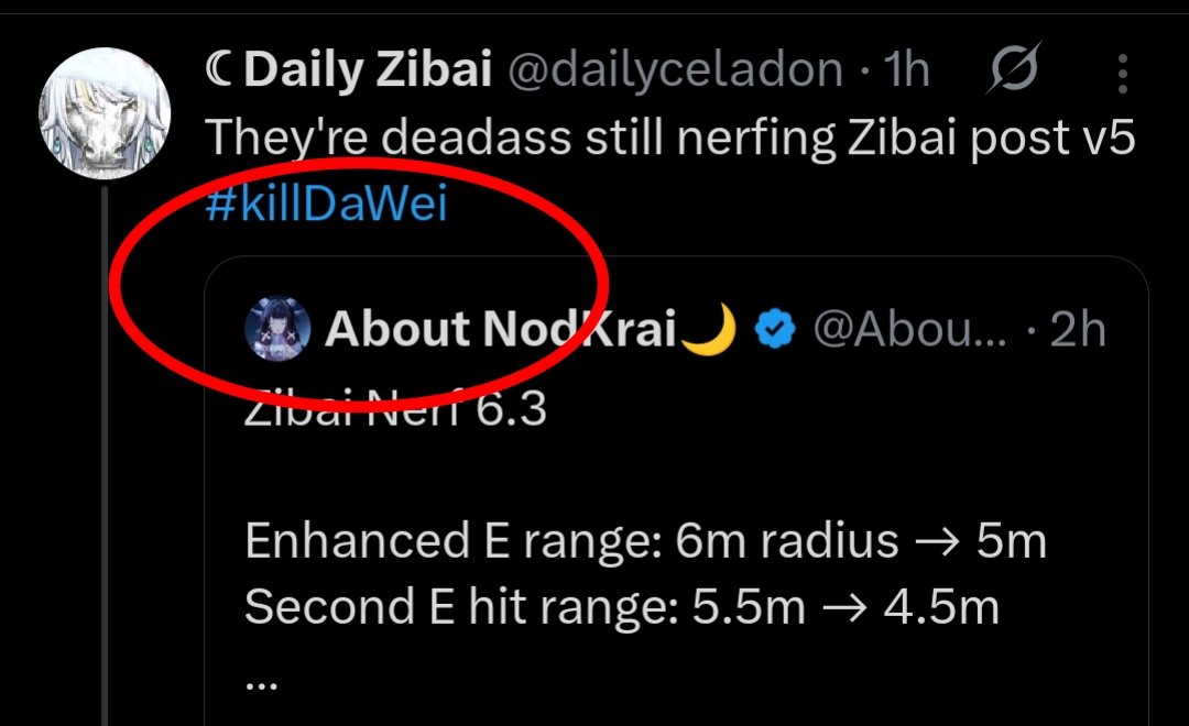 Sigrikawuwa's tweet photo. What are you doing?

Hoyoshills and their obsession with k*lling dev omggg https://t.co/pZQjaOJS73