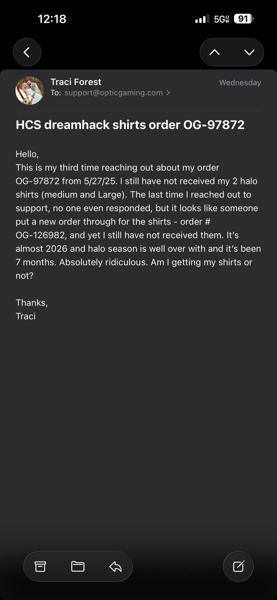 N_Forest7's tweet photo. Here are more responses, this is bull shit. We always pre order and never have issues. This one we were dicked around by your support for months and now can’t even get them. https://t.co/IEj0AKDrUN