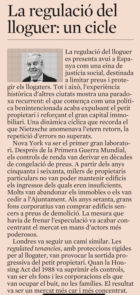 ramontremosa's tweet image. Com va dir #Tocqueville, “quan les classes baixes no poden tombar les elits, descarreguen el seu ressentiment sobre les classes mitjanes” #lloguer 
👇👇👇👇