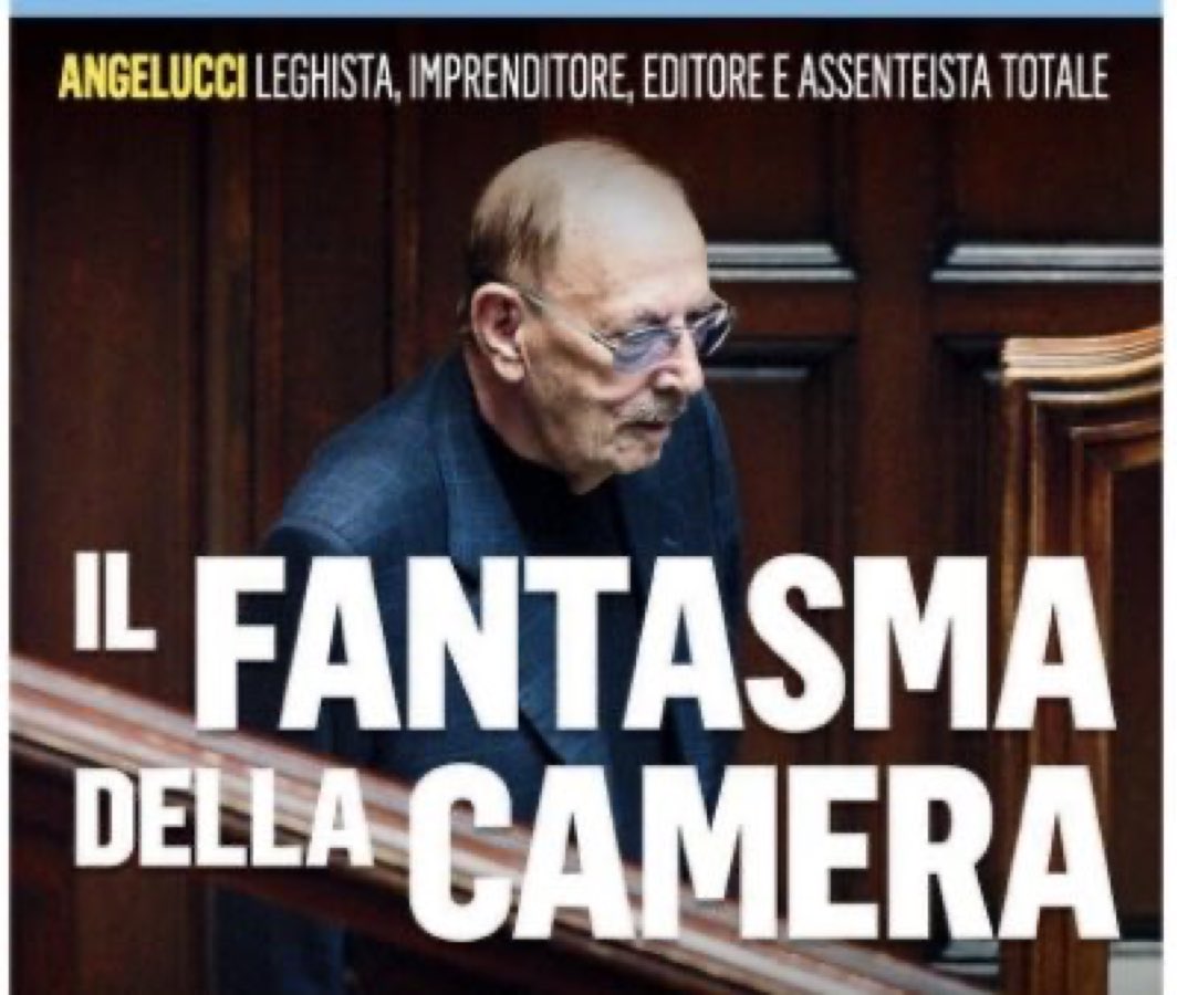 Angelucci ha collezionato il 100% delle assenze in parlamento.

Un dipendente rischia il licenziamento a giusta causa dopo 3 giorni di assenza ingiustificata.

La casta può tutto. Tu no.