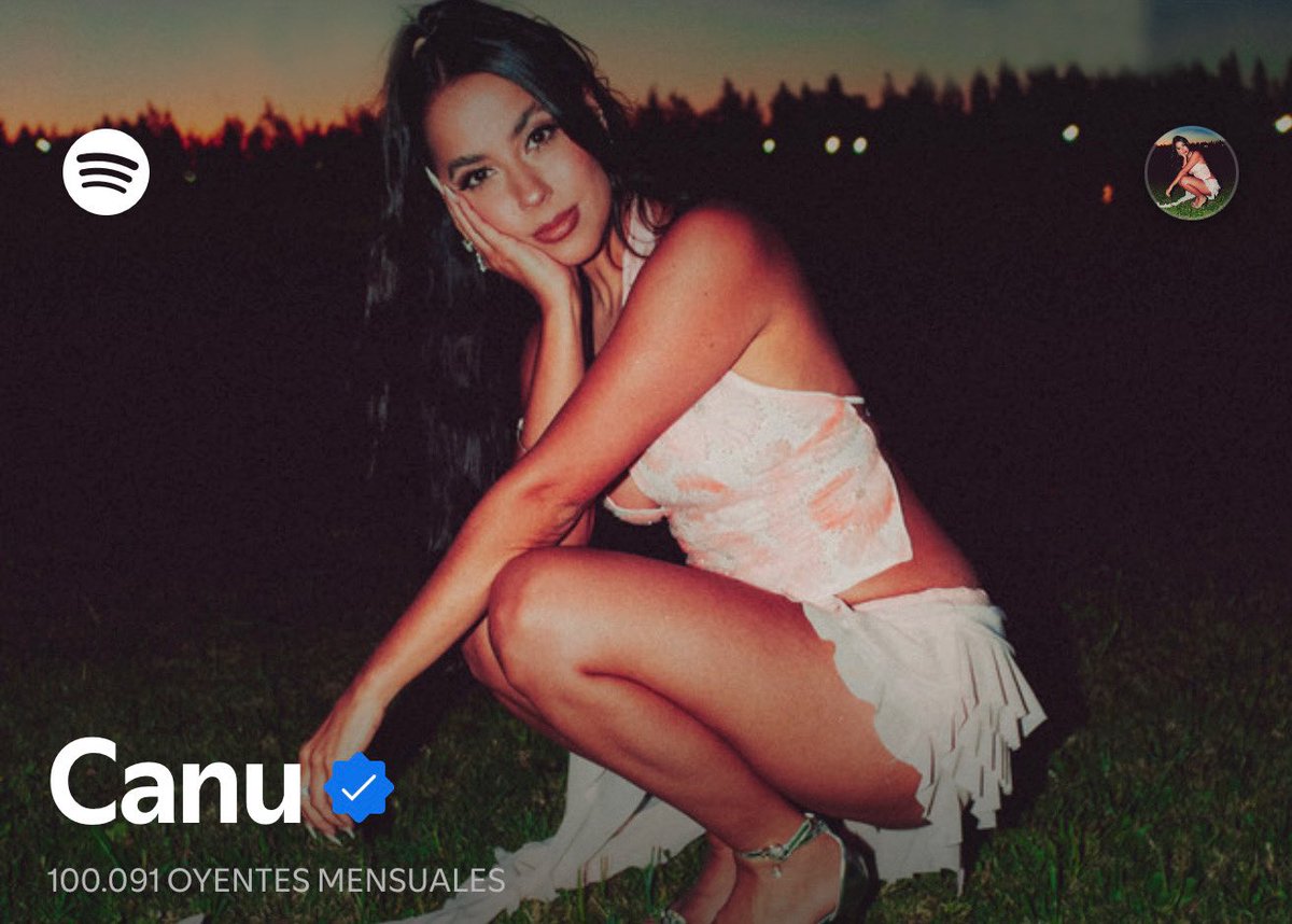 100 MIL oyentes mensuales 💘🥹 que locura, gracias por tanto amor 🫶🏽