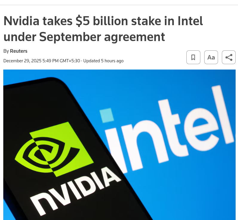 nvidia intel deal