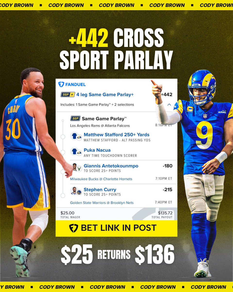 Cody Brown Bets tweet media