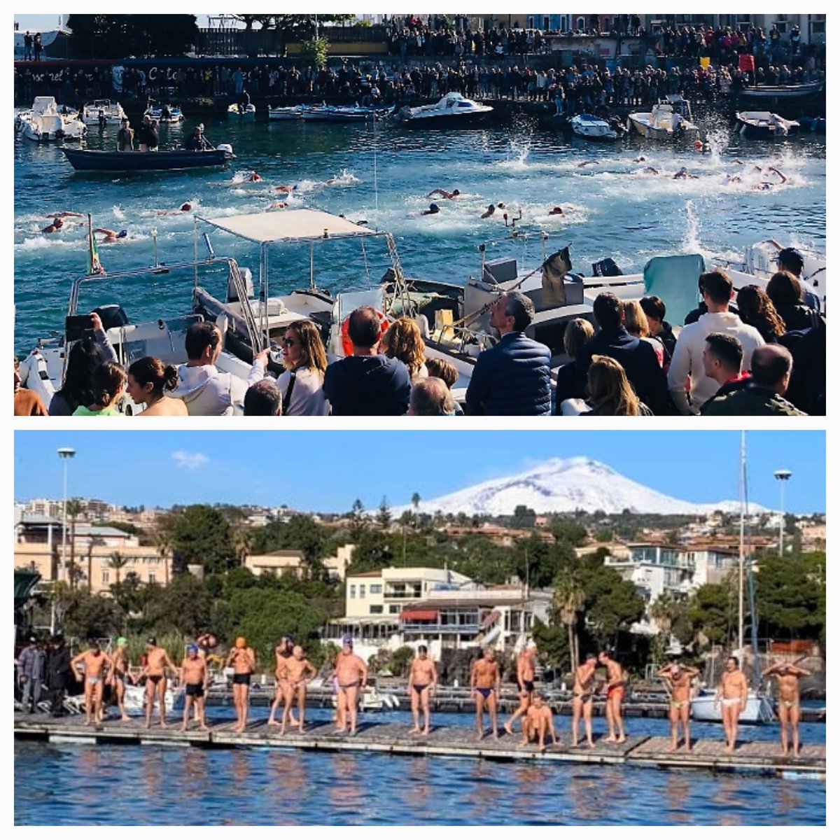 Quel geniaccio di Lallo Pennisi invento' la San Silvestro a Mare.
Nella sua semplicità una idea potentissima.
Credo sia uno dei simboli dello Sport Catanese e non solo.
Il #Mare, l'#Etna, La San Silvestro a Mare. Ed è sempre estate, anche quando piove. #catania