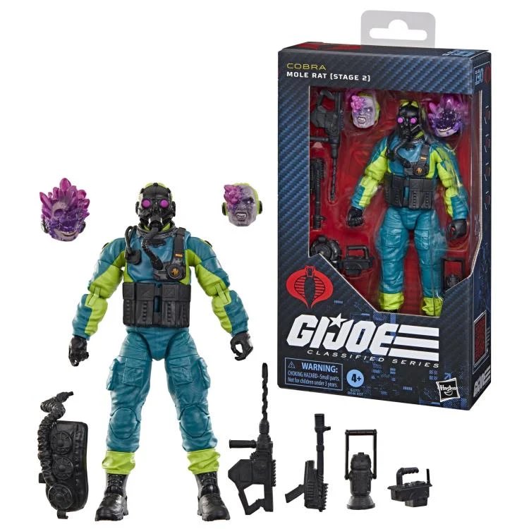 JediJaybird's tweet image. Classified Series Mole Rat (Stage 2) shipments are now arriving in the U.S. 
#GIJoe #classifiedseries #yojoe