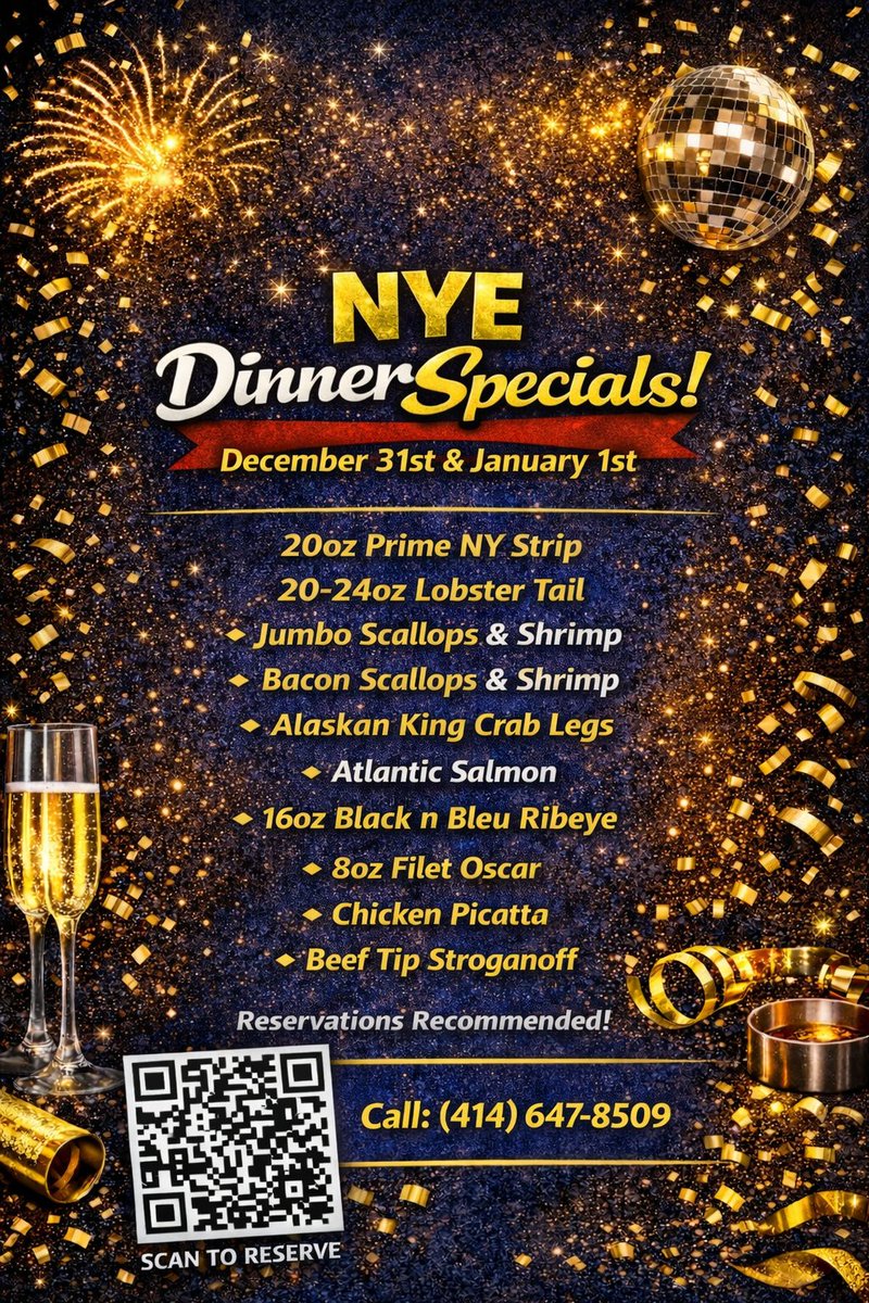 4thBase1's tweet image. Ring in 2026 with us at NYE at the Base! 🎉🥂 Indulge in our house favorites and new additions, from Jumbo Lobster Tails 🦞 to M&amp;amp;M Homemade Cheesecake 🍰. Let's make the last meal of 2025 unforgettable! #NewYearsEve #4thBaseRestaurant #FoodieFarewell the4thbase.com/reservations