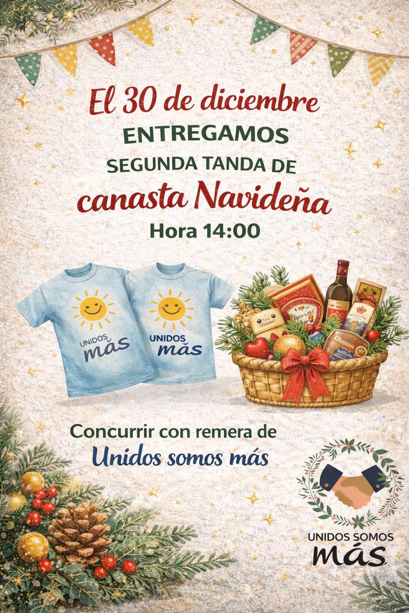 Última entrega de canastas 🙏