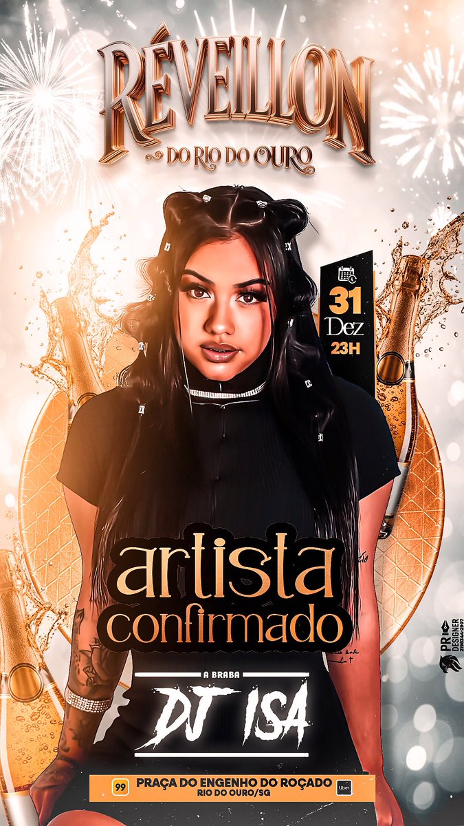 djprdacxd's tweet image. Dj Isa 100% confirmada no réveillon do rio do ouro 🇳🇴 @complexodalinha