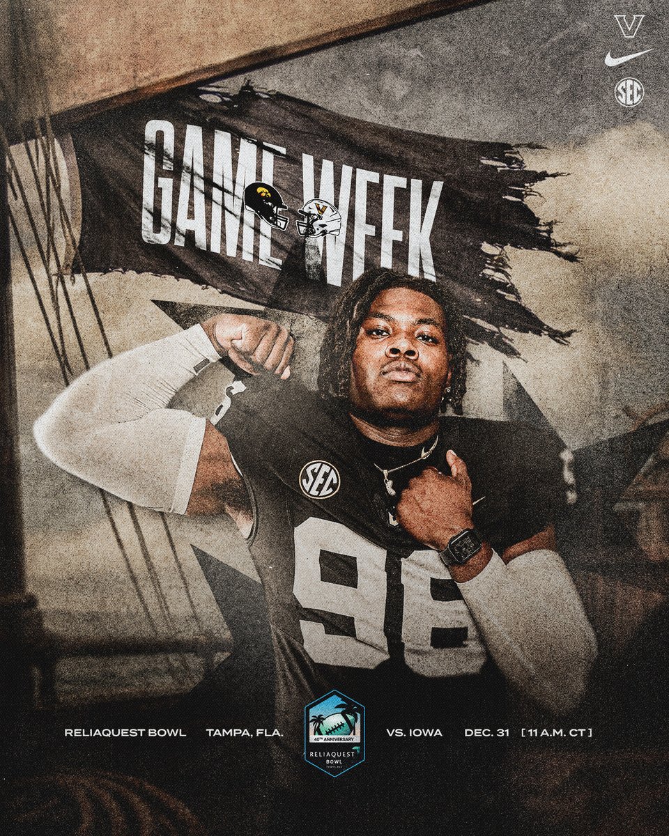 VandyFootball's tweet image. Game week is here ⚓️⬇️