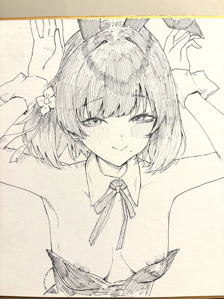 バニー美鈴色紙👯‍♀️ 