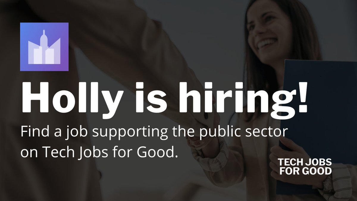 Tech Jobs for Good tweet media