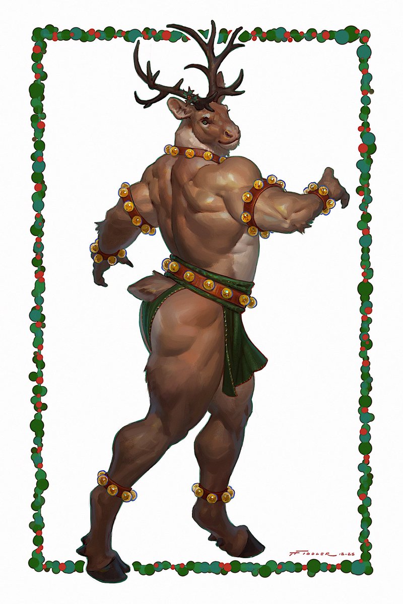 TFiddlerArt's tweet image. Jingle bells 🦌🎶

Clothless version on the p-place
