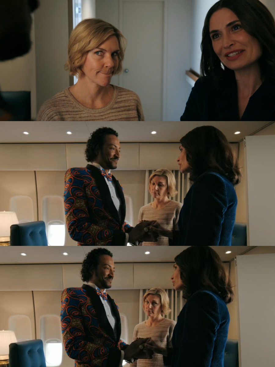 lettyboxd's tweet image. this scene is so good she’d known zosia for like TWO days and this is how she reacts seeing her beautiful tall brunette holding hands and chatting with another immune person hfhfidj carol sturka my silly girl ilysm