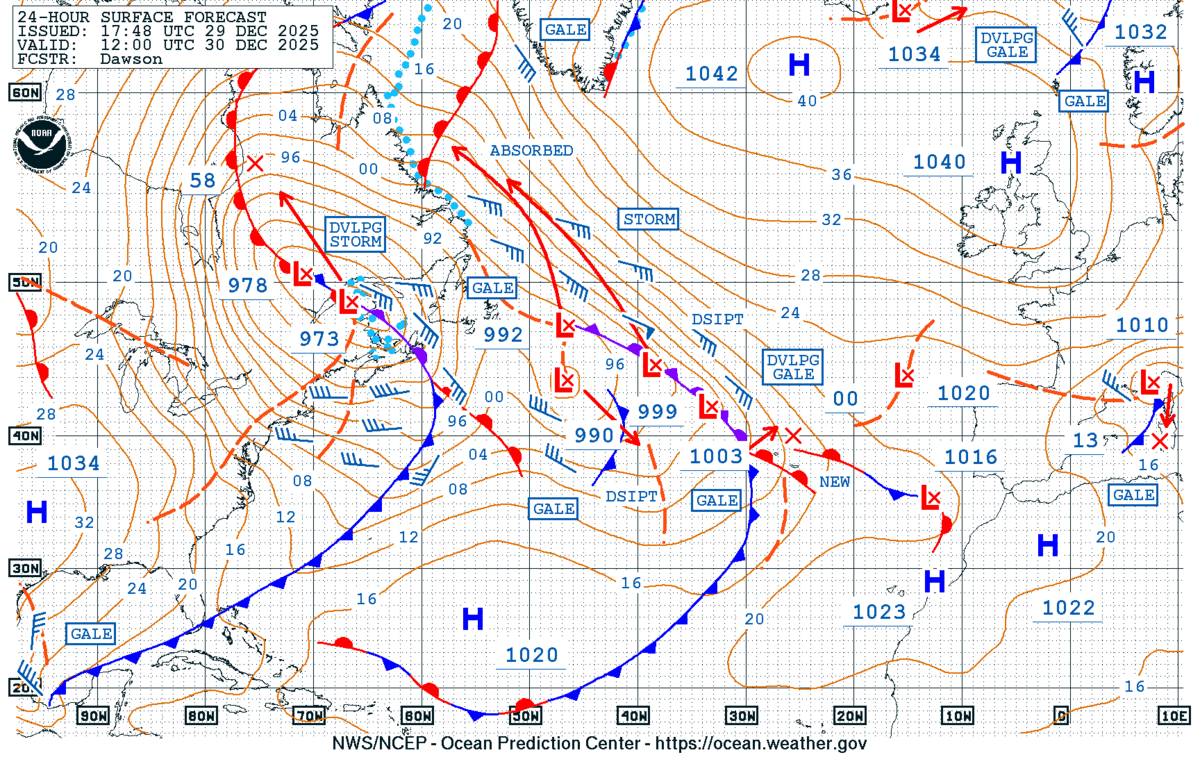 NWS Ocean Prediction Center tweet media