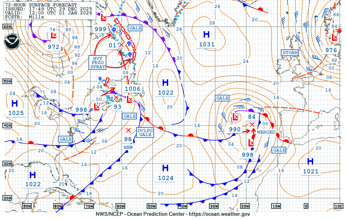 NWS Ocean Prediction Center tweet media