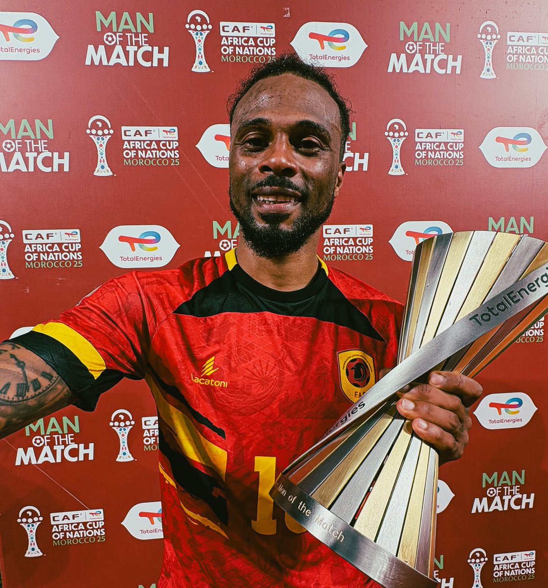 CAF_Online's tweet image. Another standout performance, another TotalEnergies Man of the Match for Fredy. 🌟🇦🇴

#TotalEnergiesAFCON2025 | @Football2Gether