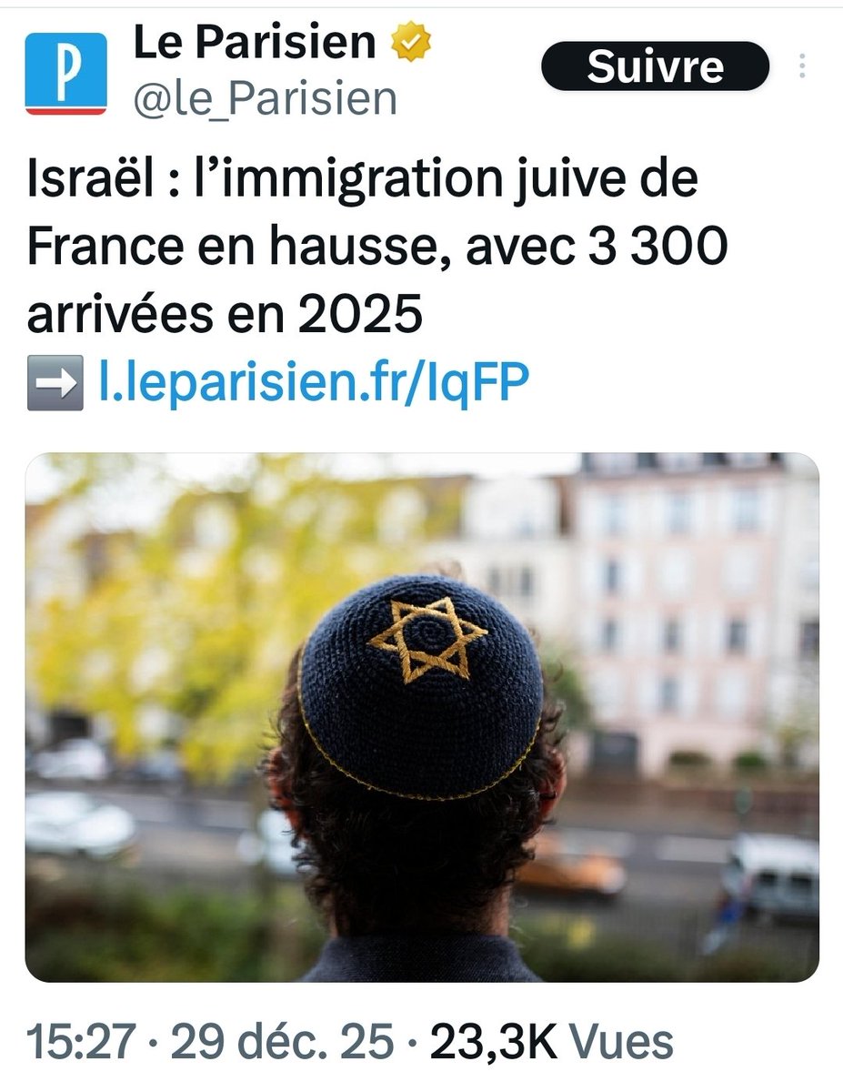 LLP_Le_Vrai's tweet photo. Du coup la France n'est plus aussi antisémite ou c'est comment ? 🤔 https://t.co/xGU2Bl0zKQ