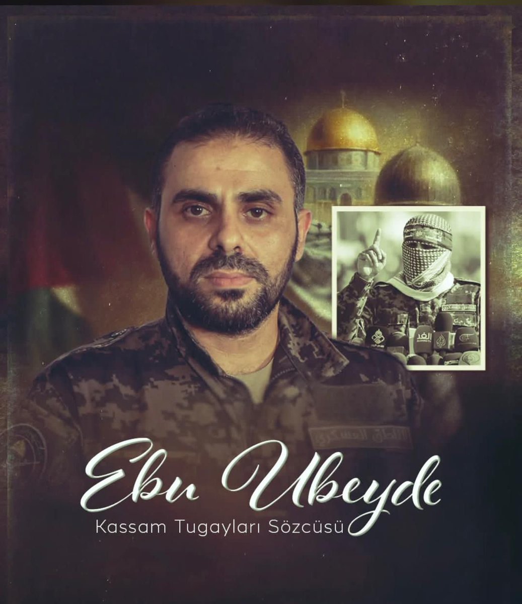 eminogluenes's tweet photo. "Şehadet bir çağrıdır, tüm nesillere çağlara!" 

Direnişin yüzü, davanın sözüydü.

Şehadetin mübarek olsun Ebu Ubeyde. https://t.co/9tMXnB1VfB