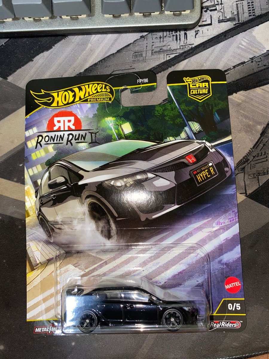 lemonappletea_'s tweet photo. WTS‼️
Hot Wheels Premium Car Culture Ronin Run II '07 Honda Civic Type R
1,2 (nego)
#wts #HotWheels #zonauang️ #zonajajan https://t.co/g0UWnzchd1