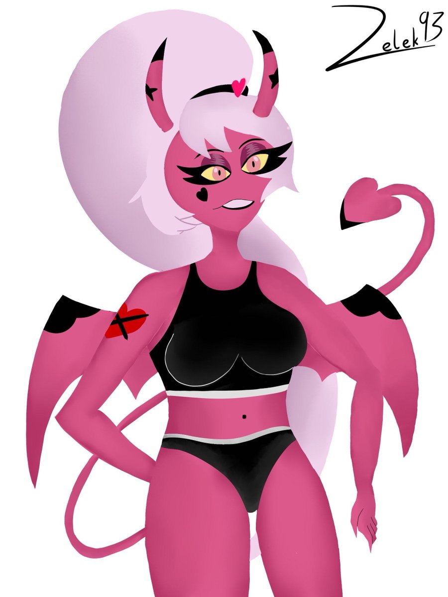 SnowPixel07's tweet image. The way how queen of hell wakes up

#HelluvaBoss #HelluvabossVerosika