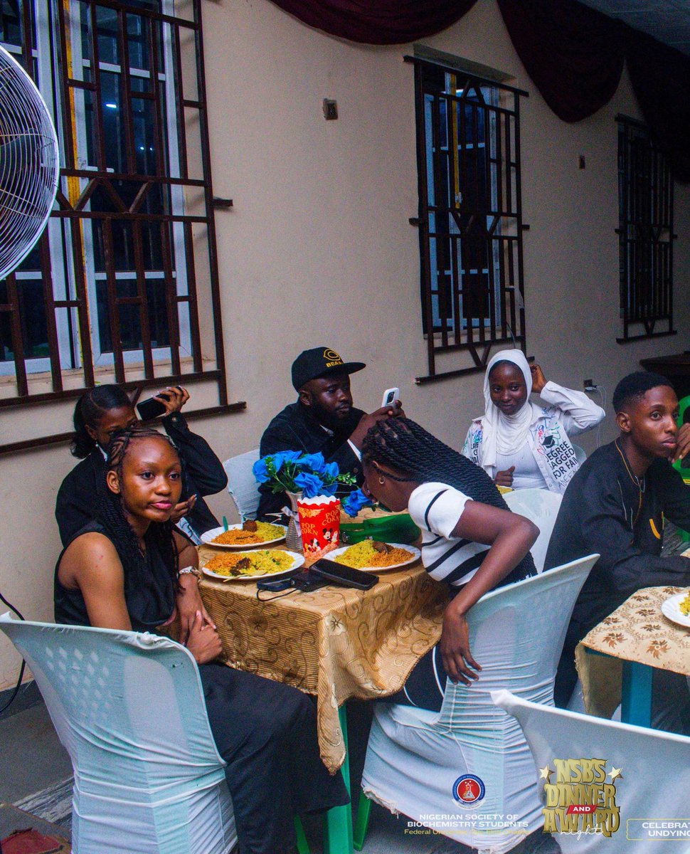 nsbsfuoye's tweet photo. NSBS DINNER AND AWARD NIGHT 

©THE REFINED VISION TEAM 

#nsbsfuoyechapter #fuoye #ekiti #biochemistry https://t.co/Xr0AywQOmF