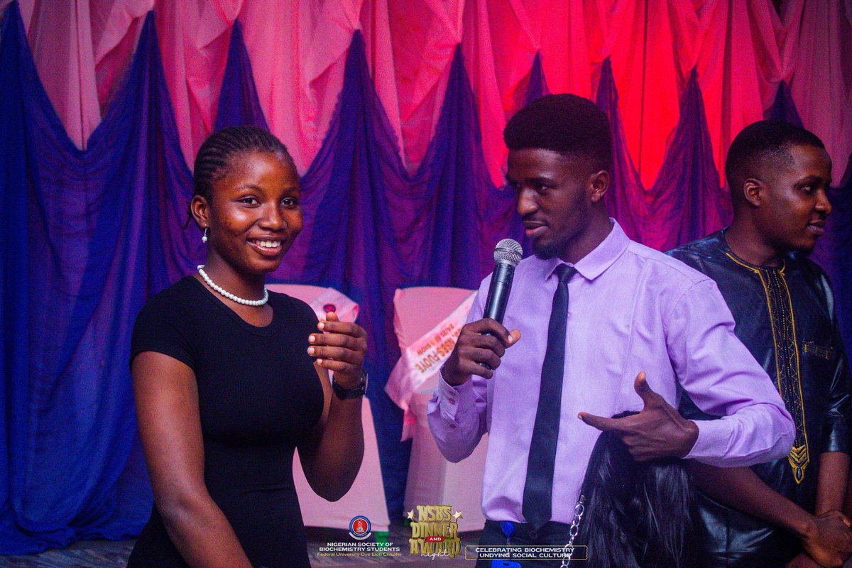nsbsfuoye's tweet photo. NSBS DINNER AND AWARD NIGHT 

©THE REFINED VISION TEAM 

#nsbsfuoyechapter #fuoye #ekiti #biochemistry https://t.co/Xr0AywQOmF
