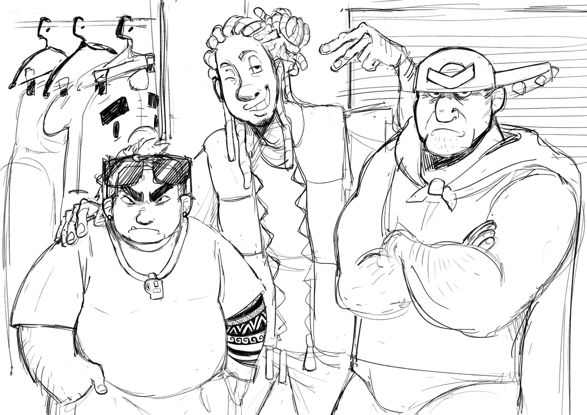 I didn't want to deal too much with humanizations, but this game forces me to, three weird dinosaur colleagues!!!