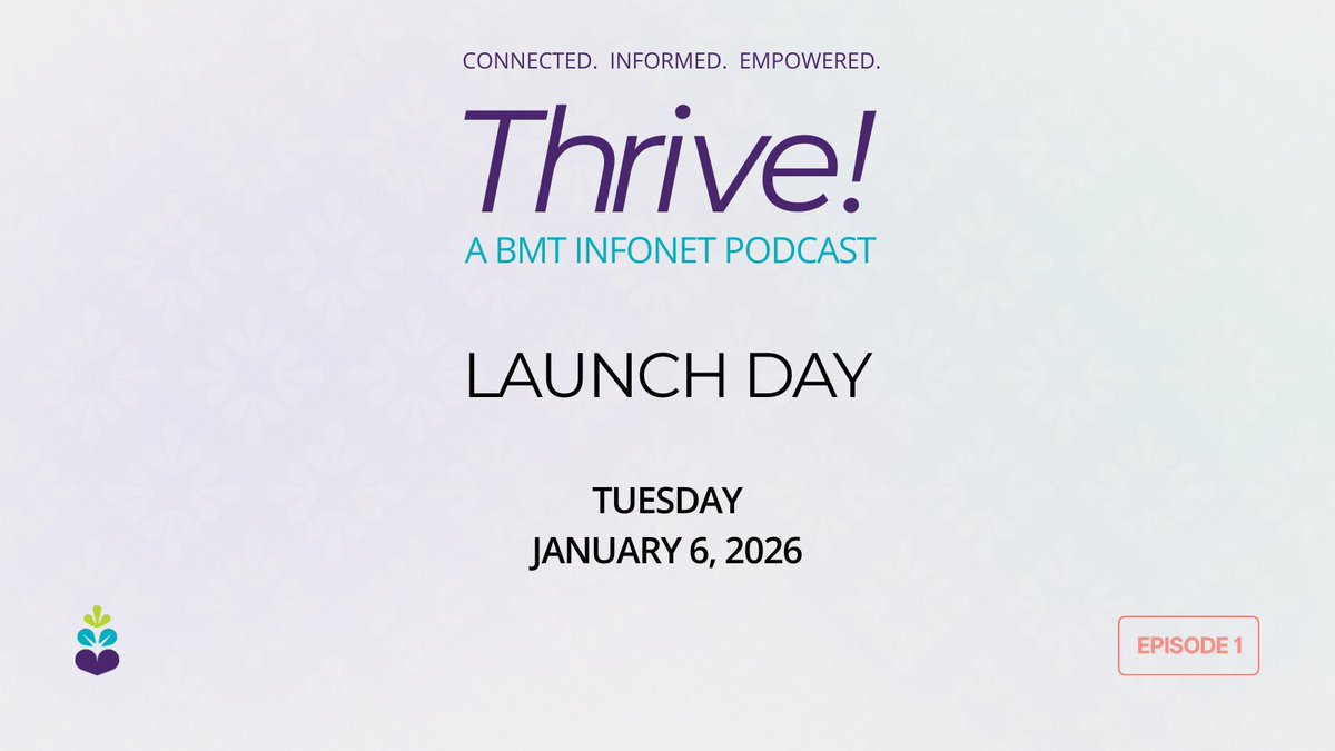 BMTInfoNet's tweet image. Launching January 6.

Thrive! is a new podcast from BMT InfoNet sharing timely information, expert insight, and clear guidance in an approachable, real-world way.

🎧 New episodes weekly (15–20 min)
📅 Launch Day: Jan 6, 2026

Listen to the trailer and follow for alerts.