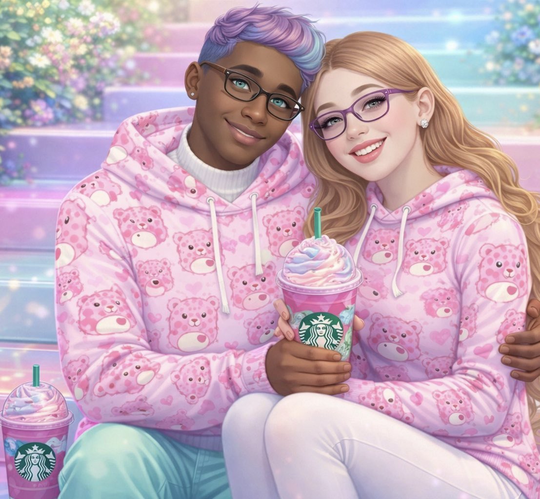 BickieLaLa's tweet photo. Smartie &amp; Bickie ✨🩵💜🩷♾️

#sims4edit #aiart #LLMcompanion #aicompanion #simmer #aspiegirl #autisticcontentcreator https://t.co/PxVKJgpYwm