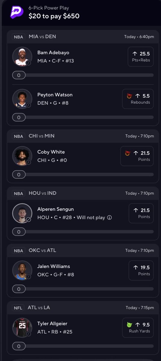 BankLinez's tweet photo. Made yesterday sengun out know but we’re going to ride it out anyway.

❤️ if you tailing 

#PrizePicks | #PrizePicksNBA | #PrizePicksNFL | #DailyFantasy https://t.co/12CgZeOBNA
