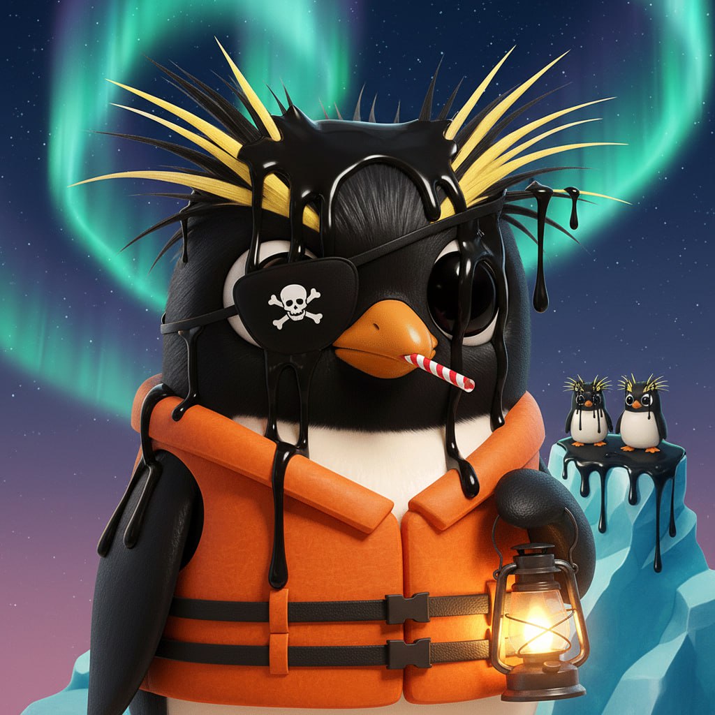 Out here guiding the crew through chaos 🛢️🐧🔦

#PENGO #PetroPenguins #FlipTheRigs