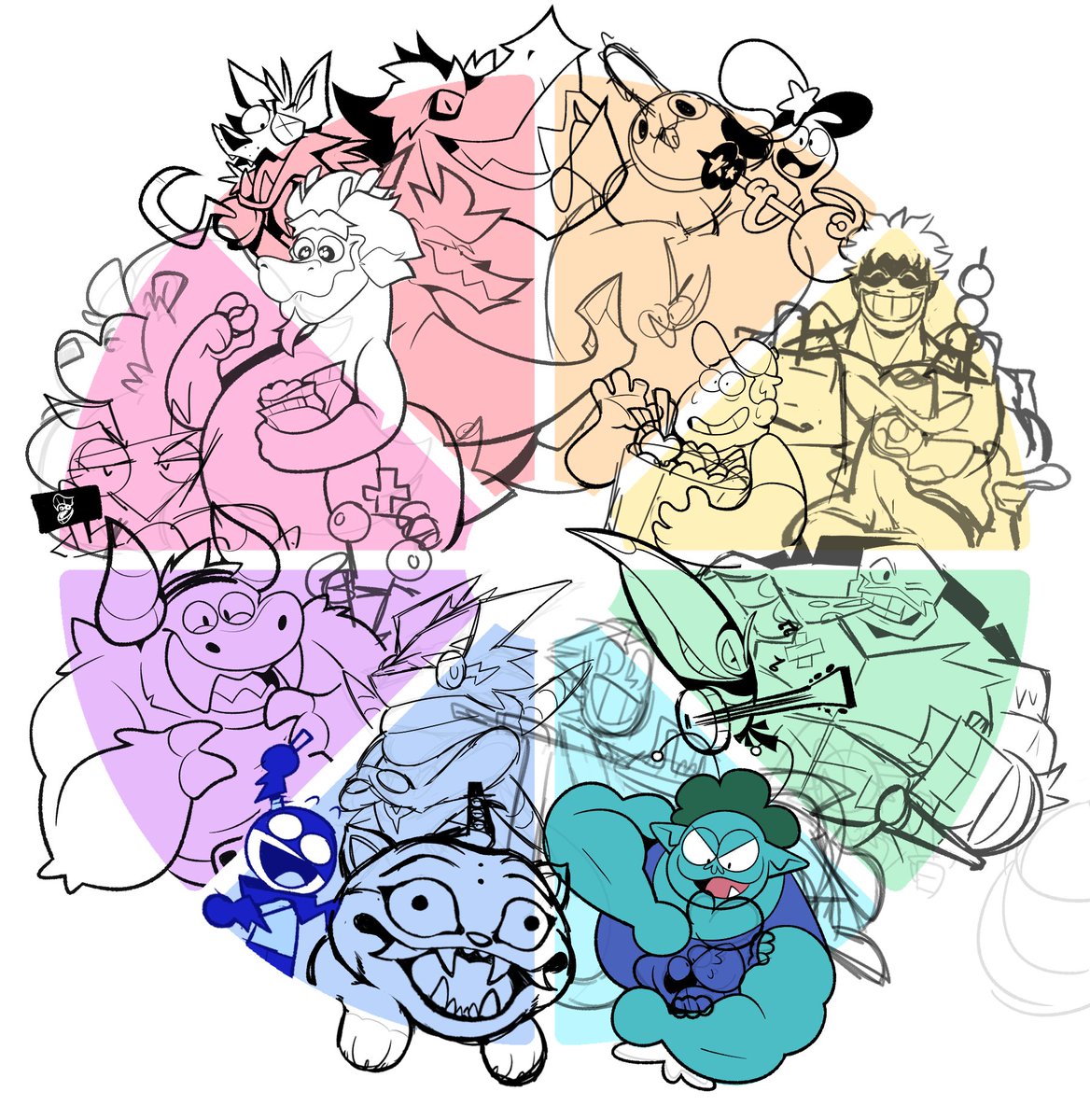 Kreiguana's tweet image. took a while, but here's an update + done w/ Red❤️✨