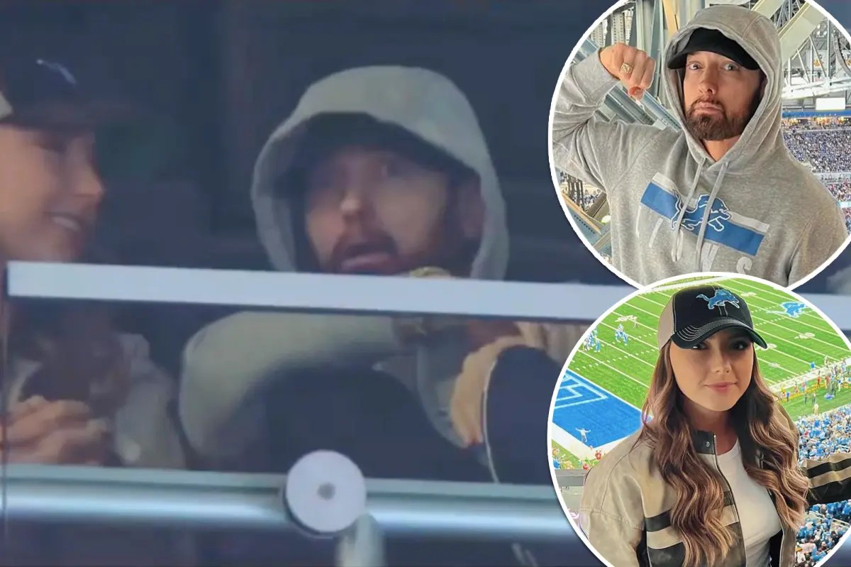 Shadyind's tweet photo. Hailie reveals his dad (Eminem) surprised her by inviting all her friends at the Lions vs Steelers game on 21st Dec for her 30th Birthday. ❤️ https://t.co/IIoLK2CBoK