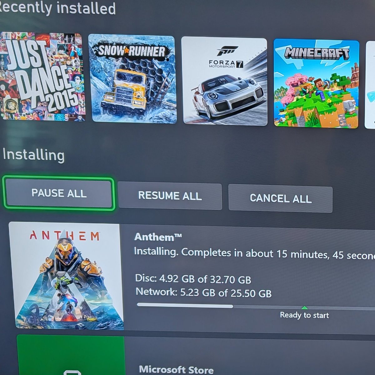 PathfinderCast's tweet image. Installing Anthem game on my Xbox. Is it any good? 

#gaming #xbox