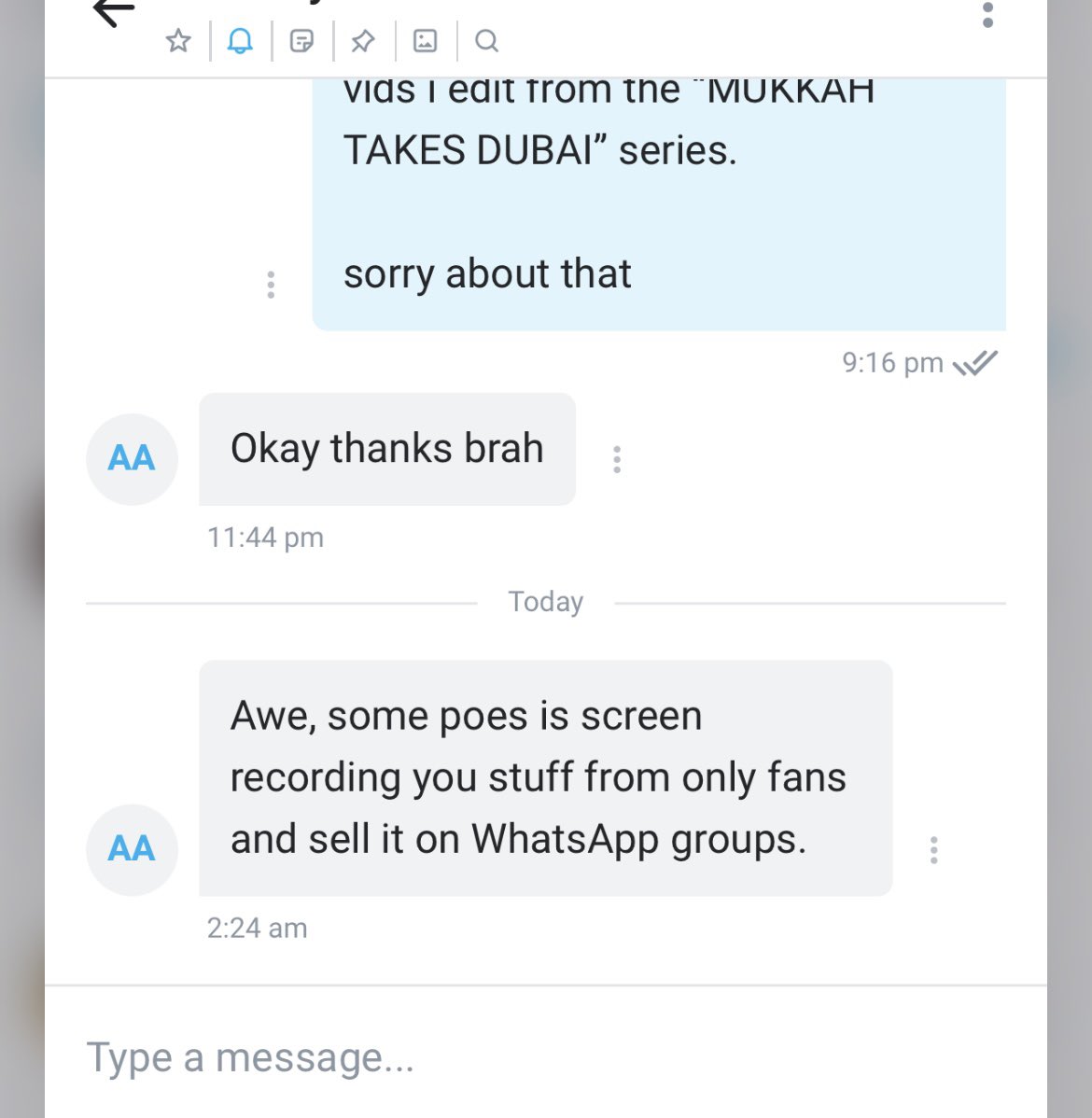 Who ever is screens recording and selling my shit is pathetic😡😡