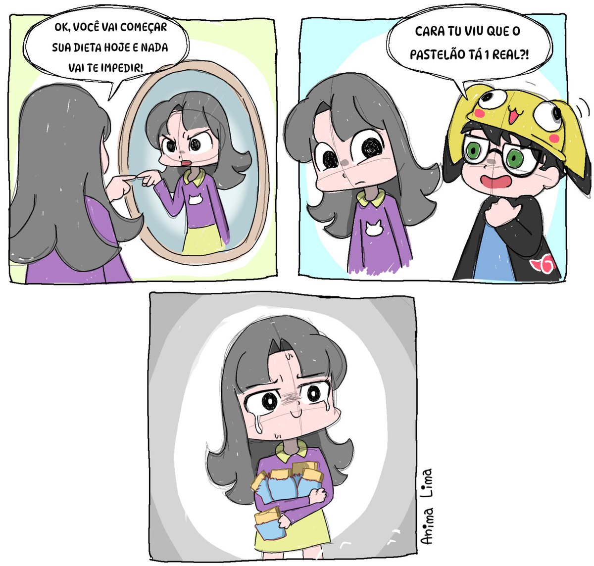 Nessas horas o amigo vira inimigo

#quadrinhos #humor #tirinhas #engraçado #tirinha