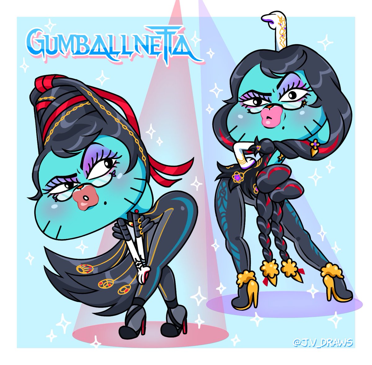 Gumballnetta is real! 🗣️
#Bayonetta