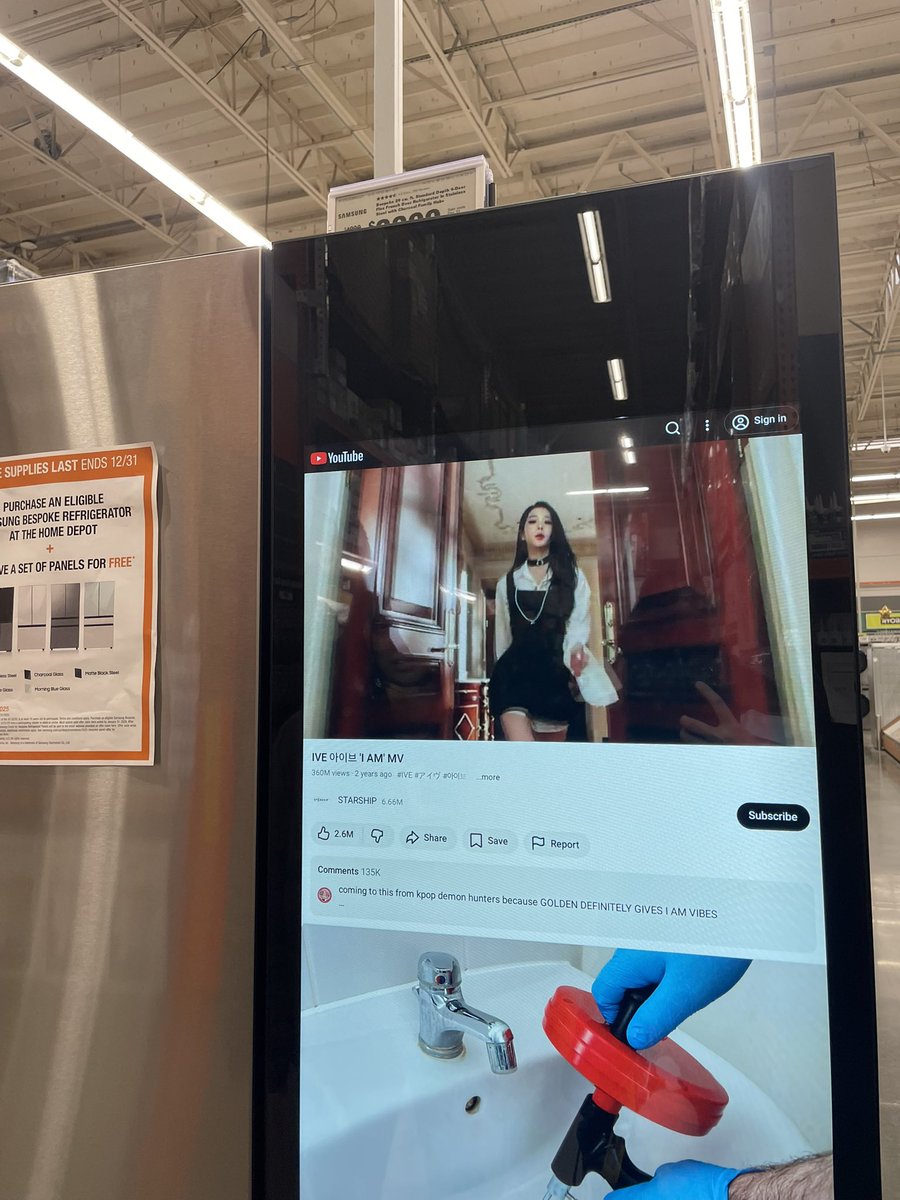 ive on the fridge in the home depot