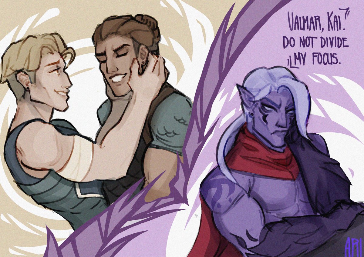 xer_ari's tweet image. #VarusWeek Day 3 Valmar x Kai &amp;amp; Varus
I LOVE THEM

#Varus #Valmar #Kai