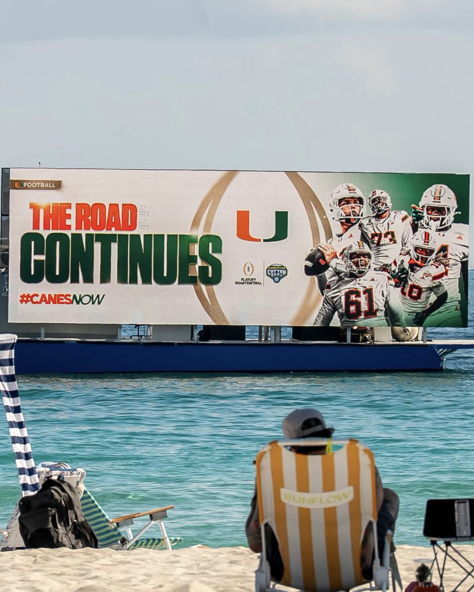 univmiami's tweet photo. ‘Tis the season 🌀 https://t.co/9zQDDis8MJ