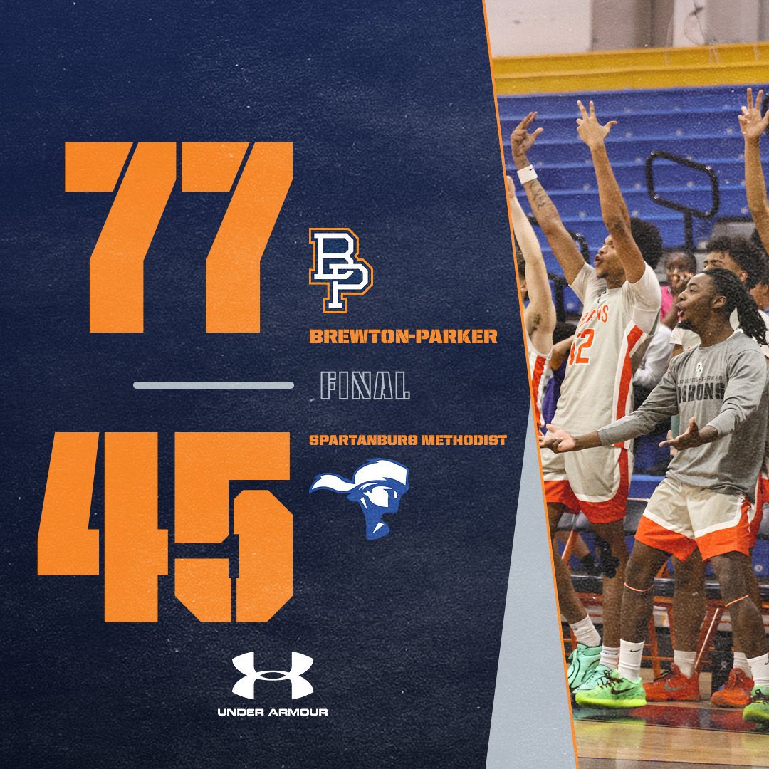 bpcuathletics's tweet image. The Barons close out 2025 victorious taking down the Pioneers 77-45!