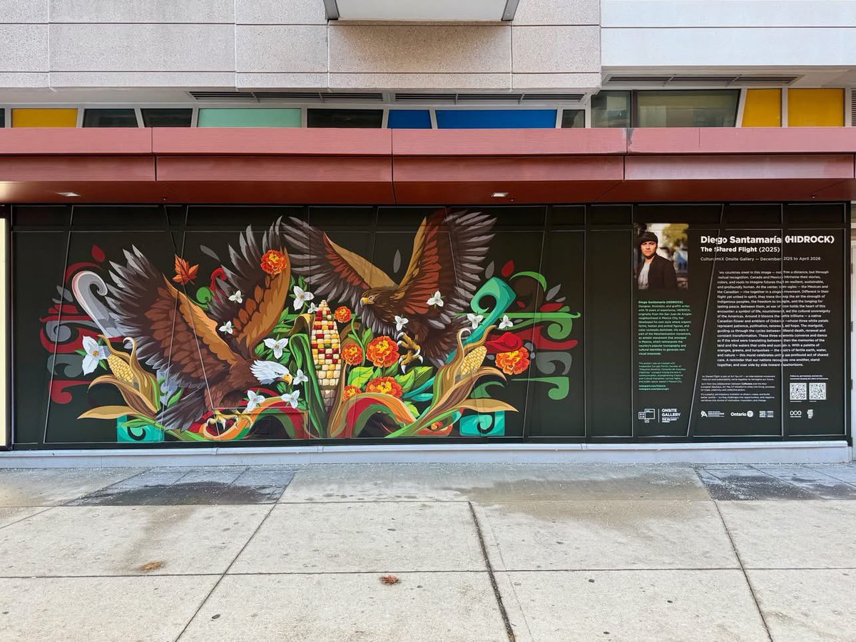 hidroc's tweet image. El vuelo 🦅
Galería @onsite_at_ocadu 
En colaboración con Culturans, una ONG con sede en la Ciudad de México dedicada a reimaginar las ciudades como espacios vibrantes, inclusivos y sostenibles, Onsite
Gallery