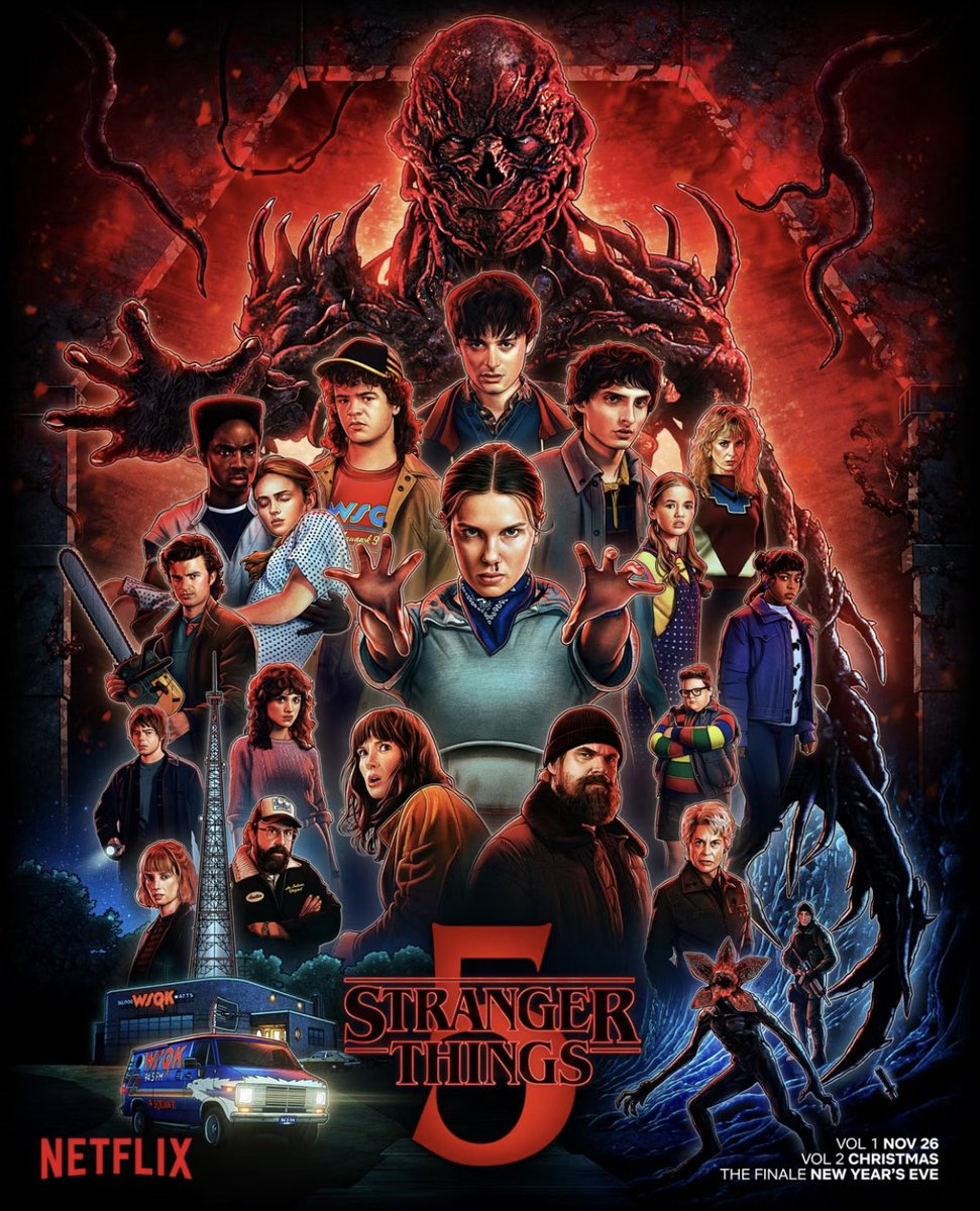 GlobalBoxOffice's tweet image. STRANGER THINGS finale has ALREADY over 1.1 million tickets reservations for theatrical screenings!

Due to HUGE demand, the number of theaters showing it has now increased from 350 to over 620.

Source: deadline.com/2025/12/strang…