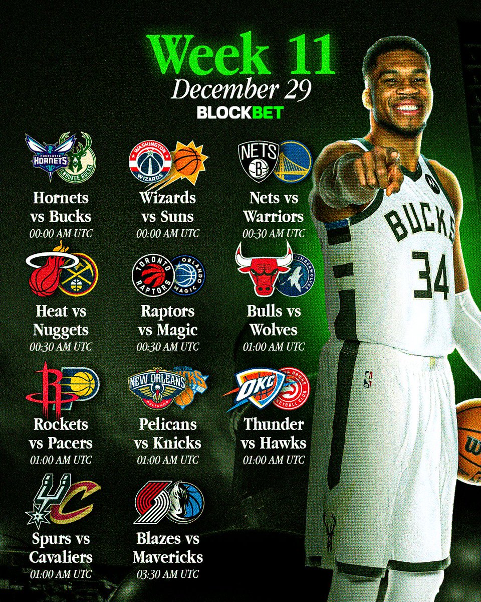 BlockBetGG's tweet image. 11-GAME NBA SLATE LOADING...

Who you got? 🏀