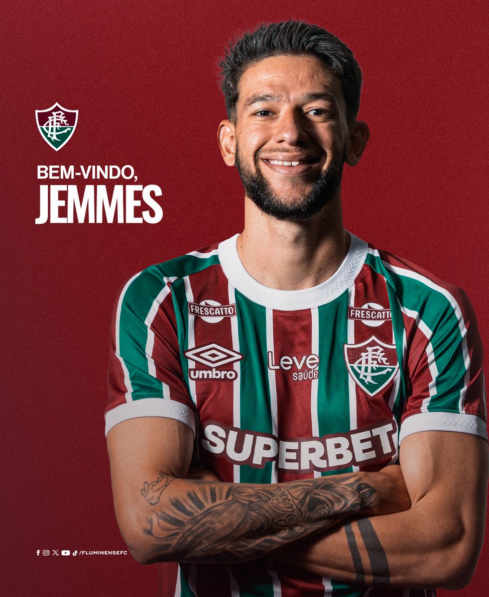 JEMMES AGORA É FLU! O zagueiro de 25 anos chega ao Tricolor com contrato até dezembro de 2030.

Seja bem-vindo ao #TimeDeGuerreiros, Jemmes! 🇭🇺

Saiba mais >> bit.ly/JemmesNoFlu